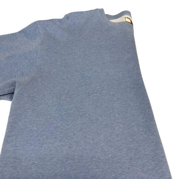 Vintage Tommy Hilfiger Sweatshirt XXL Light Blue Pullover Crewneck Mens Casual - Picture 4 of 9